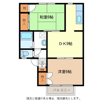 間取図 長野電鉄長野線/附属中学前駅 徒歩7分 1階 築33年