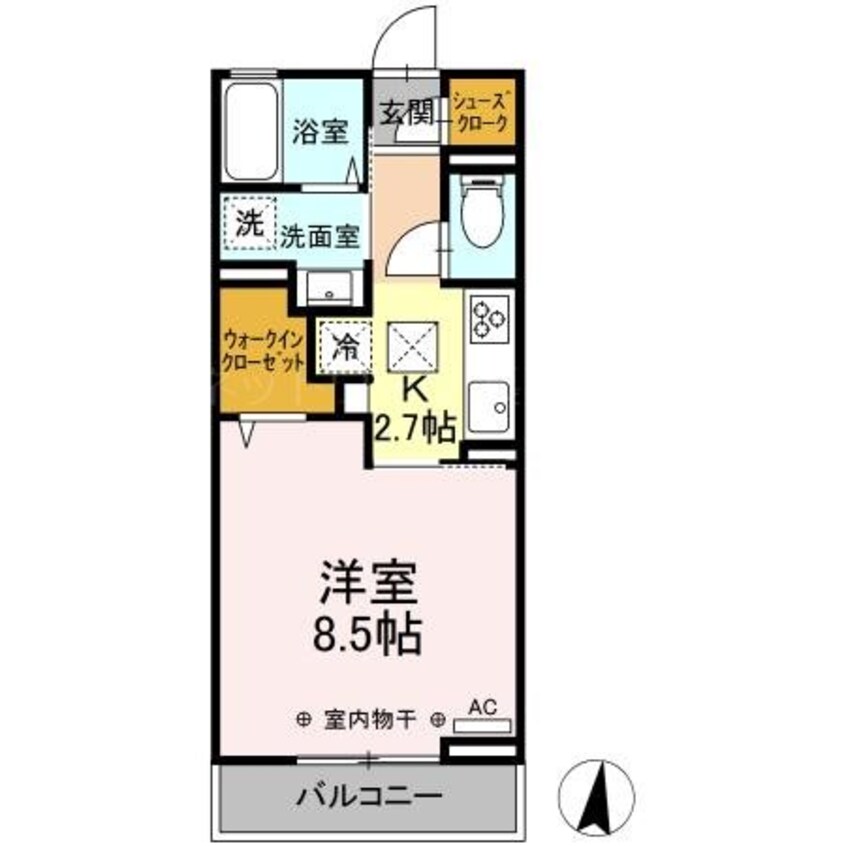 間取図 トリシア富竹