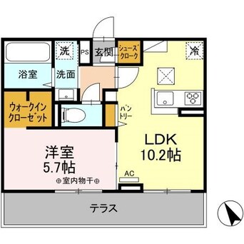 間取図 ライフコア南俣