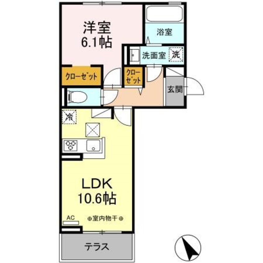 間取図 ライフコア南俣