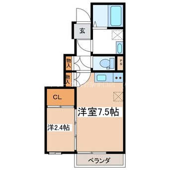 間取図 パシフィック宮島第二