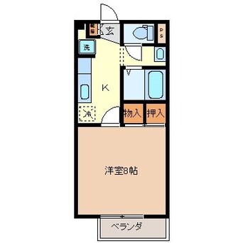 間取図 サープラスクレアＨ＆Ｋ