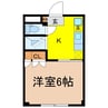 メゾンドＭ 1Kの間取り