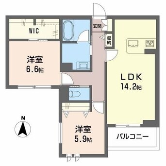 間取図 稲葉シャーメゾン