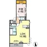MORI石堂 1LDKの間取り