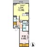 MORI石堂 1LDKの間取り