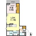 セレーノヴィータ中御所の間取図