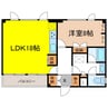 第二荒井ビル（住居） 1LDKの間取り