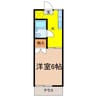コーポCA　S棟 1Kの間取り