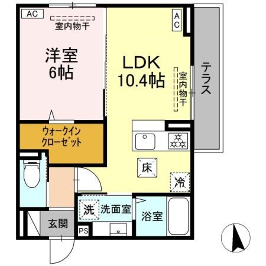 間取図 トリシア東口