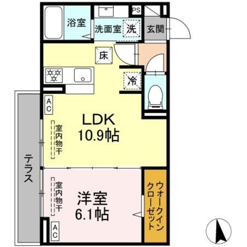 間取図 トリシア東口