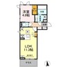 Ａ春栄 1LDKの間取り