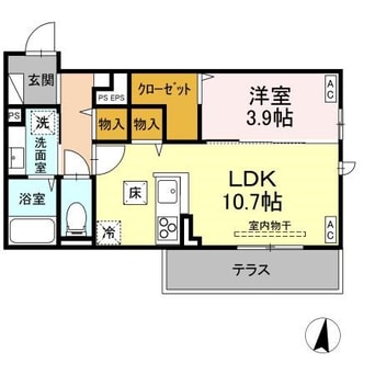 間取図 トリシア東和田　W棟