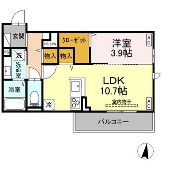 間取図 トリシア東和田　W棟