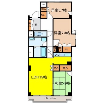 間取図 南縣レジデンス