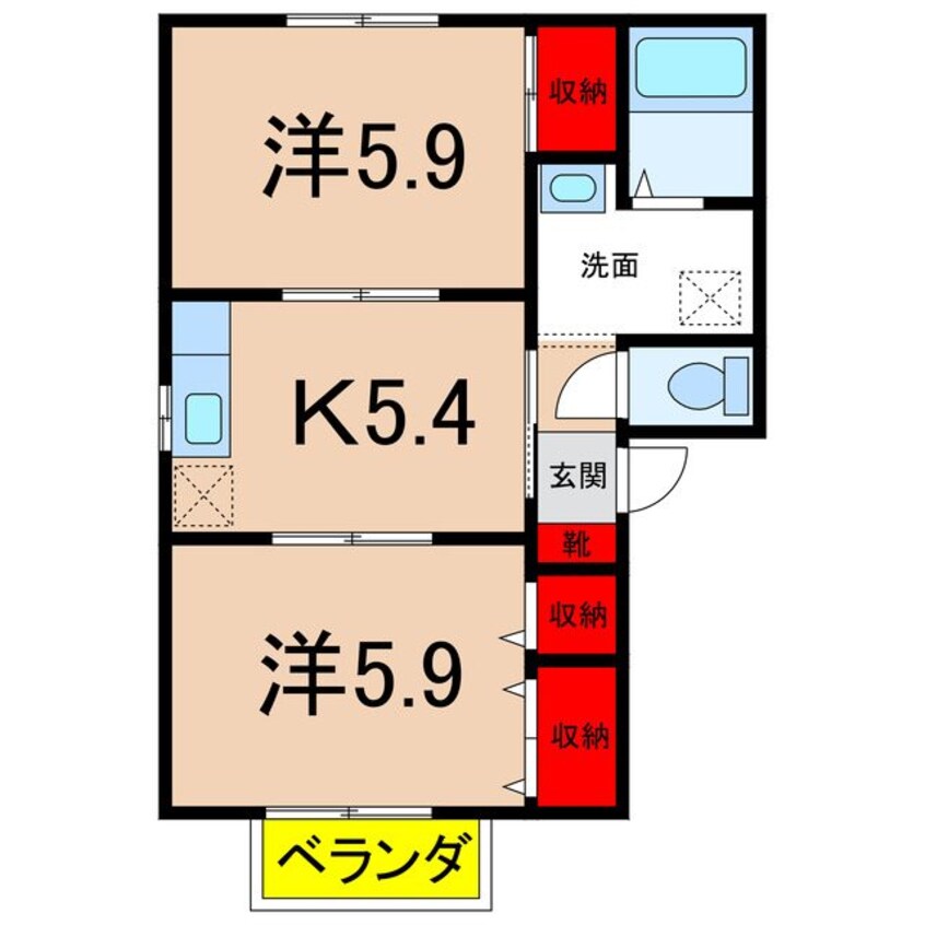 間取図 シャーメゾンエテルノB