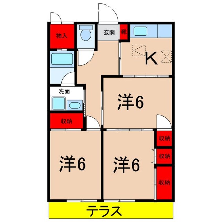 間取図 サンハイツマルエー