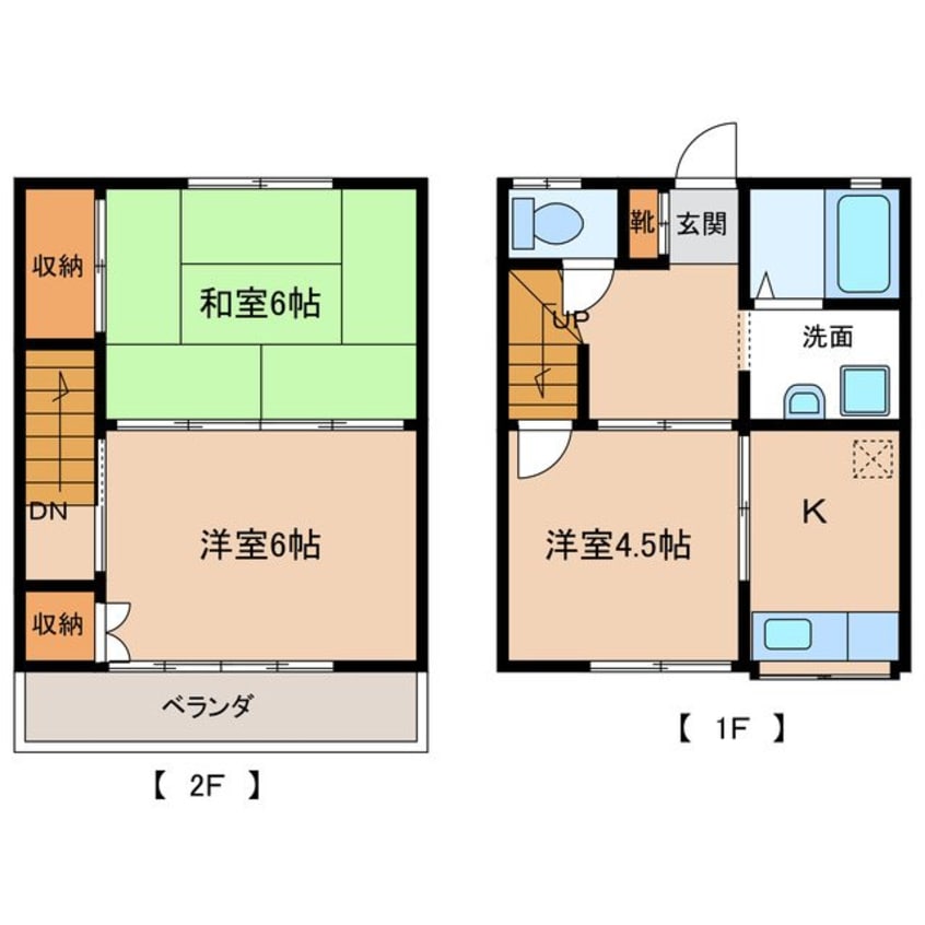 間取図 メイゾンドゥあやね