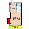 シティハイツもりた 1Kの間取り