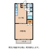 グリーンハイツ高森 1DKの間取り