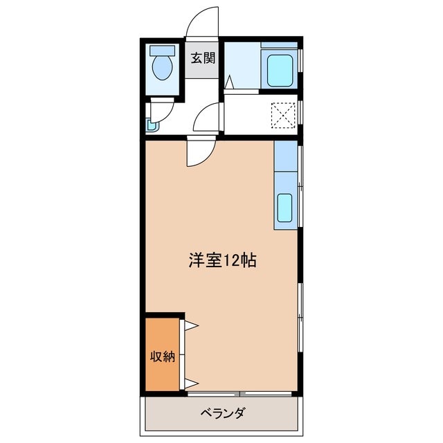 間取り図 コーポ熊谷Ｂ