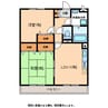 レジデンス市田 2LDKの間取り