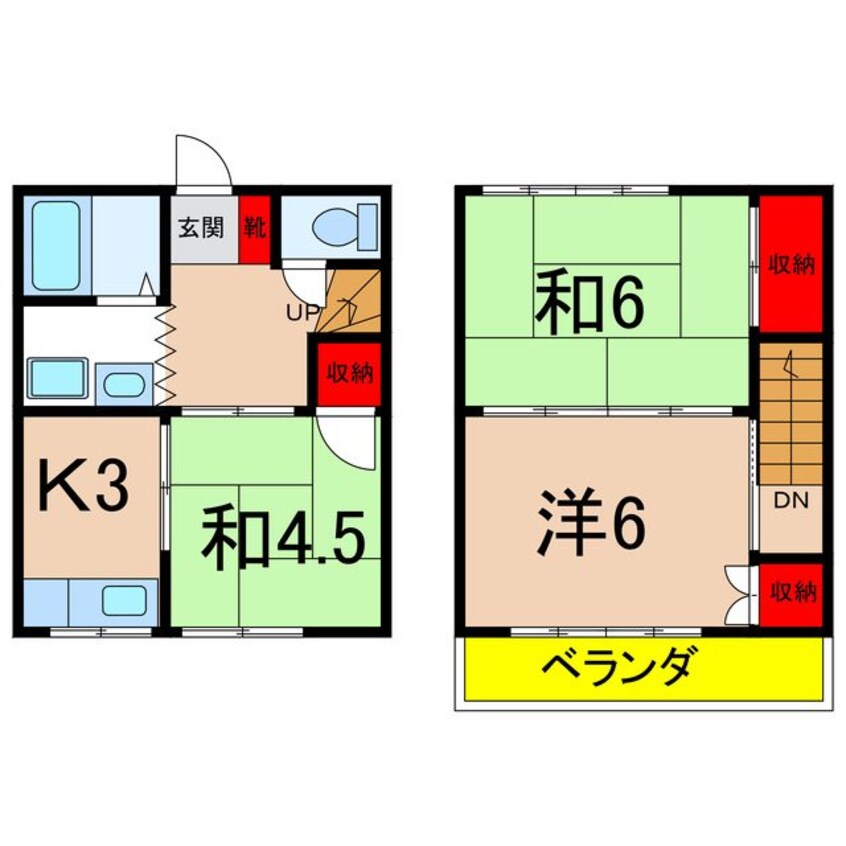 間取図 上町ハイツ