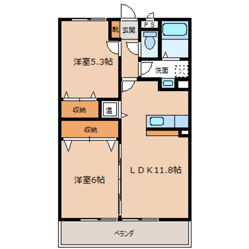 間取図 マンション花水木