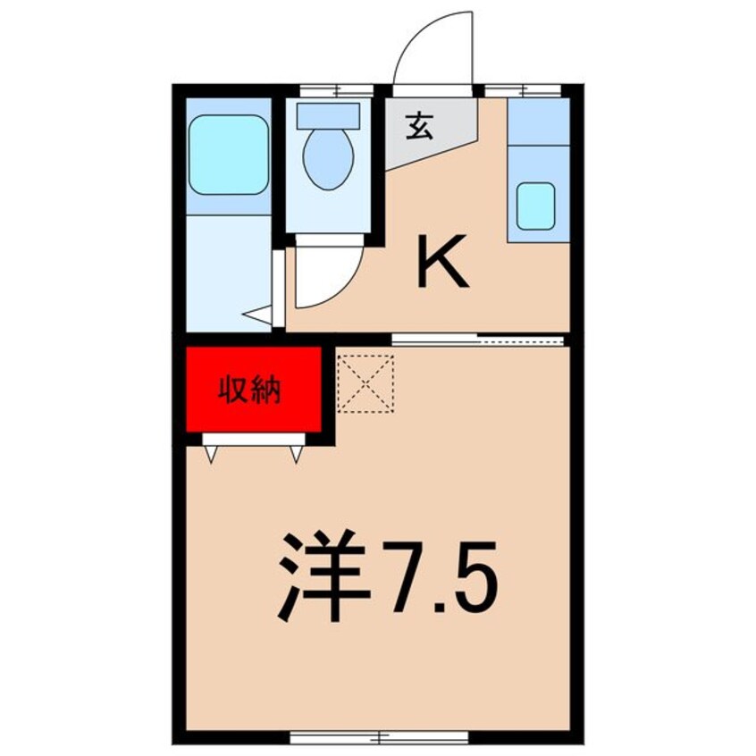 間取図 コーポまどかＣ