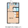 ウッドハウス 1Kの間取り