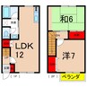 飯田線（長野県内）/伊那上郷駅 徒歩37分 1-2階 築31年 2LDKの間取り