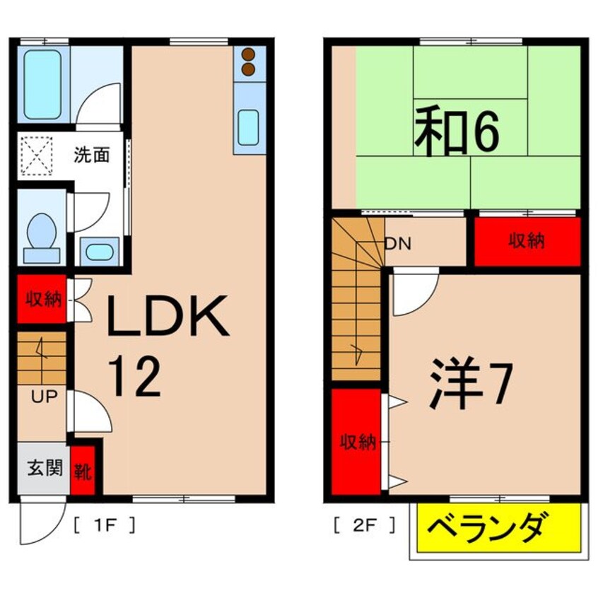 間取図 コートハウスU