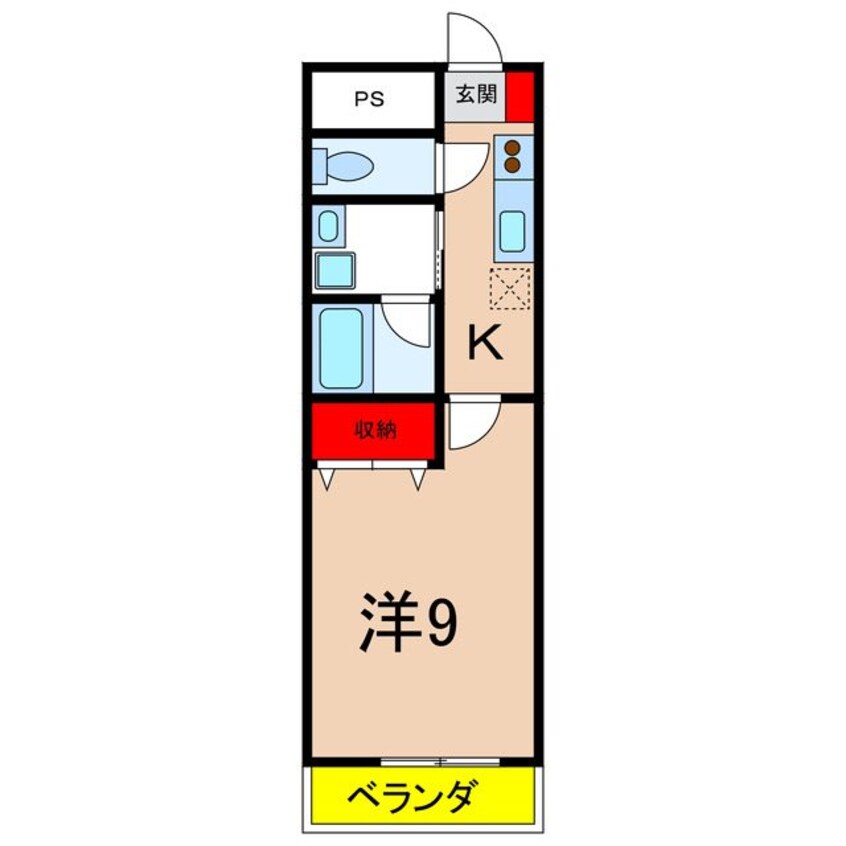 間取図 リバーヒルズ大門