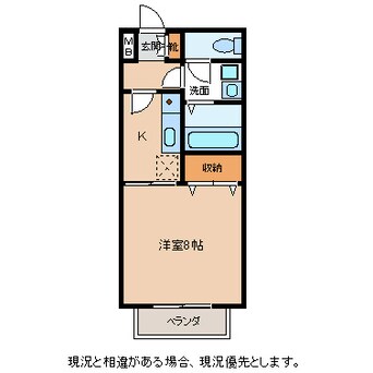 間取図 コーポ泉果苑