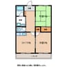ソフィアケート松川 2DKの間取り
