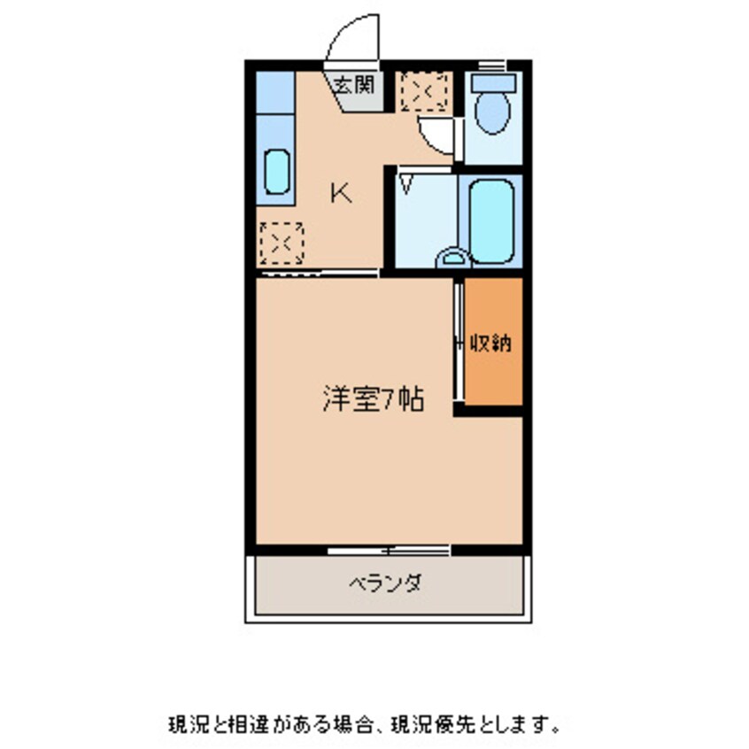 間取図 フラット