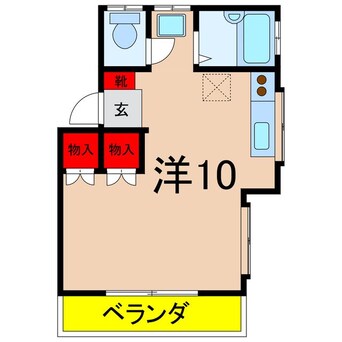 間取図 コーポ神明　すずらん