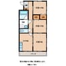 ビアンロジュマンＦ 3DKの間取り