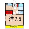 ハイツサンエイト 1Kの間取り