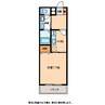 仁木マンション 1Kの間取り