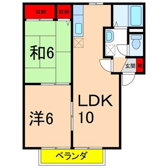 間取図 フォーレスチェリーヒルズ3番館