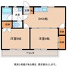 ハイツオネシス 2DKの間取り
