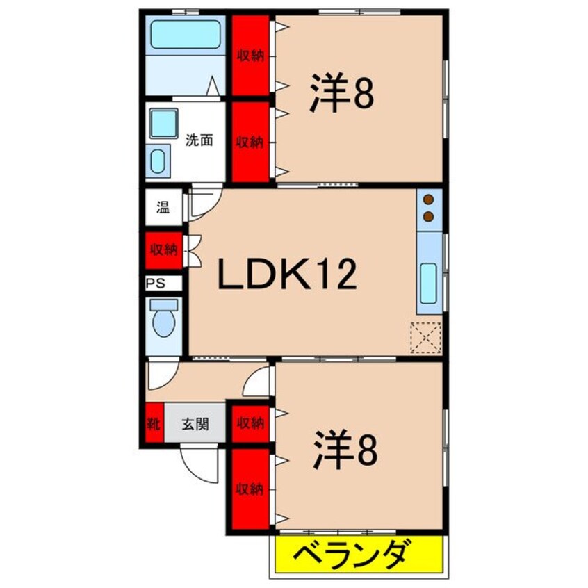 間取図 リポージュマーガレットIII