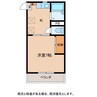 コーポミズノ 1Kの間取り