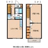 Symphony宮の前Ｓ 2LDKの間取り