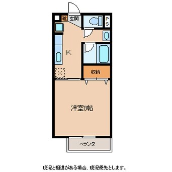 間取図 メゾン稲丘B