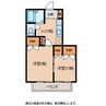 ベルフィ杉本Ａ 2Kの間取り