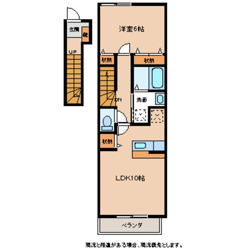 間取図 飯田線（長野県内）/切石駅 徒歩39分 2階 築15年