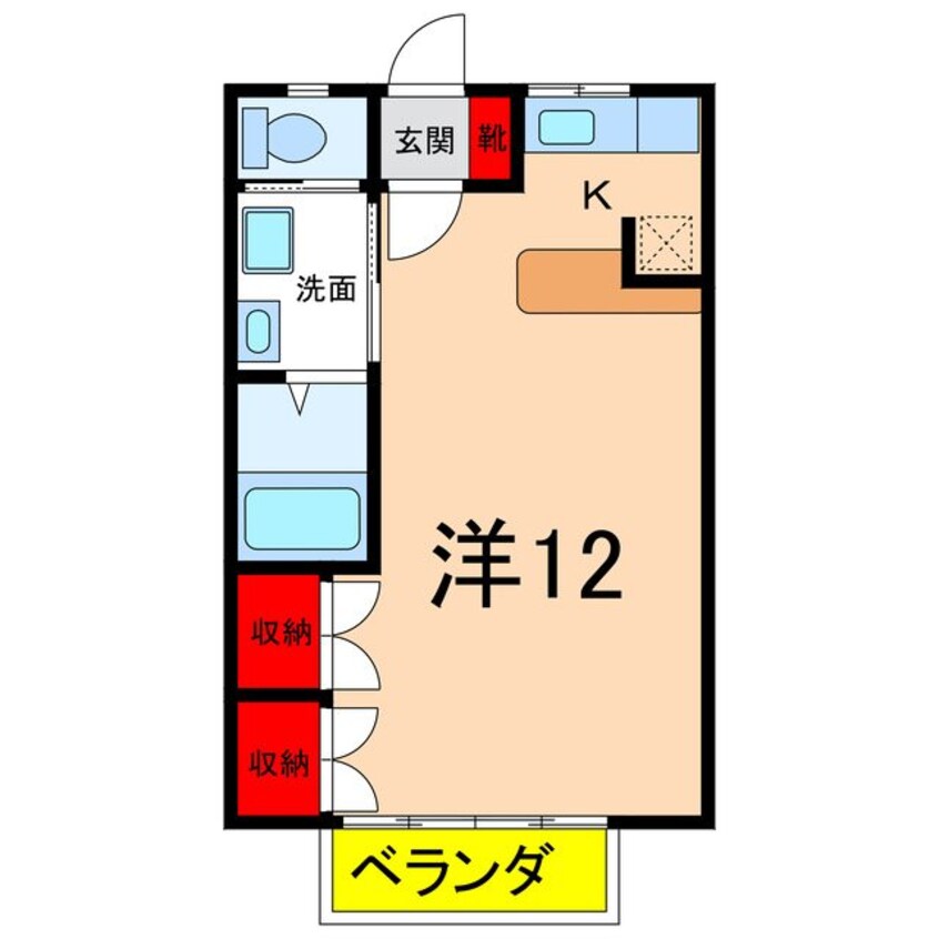 間取図 ハイツ東