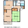 コーポ高橋Ｃ 2Kの間取り